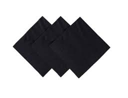 BLACK BEVERAGE NAPKIN 1000